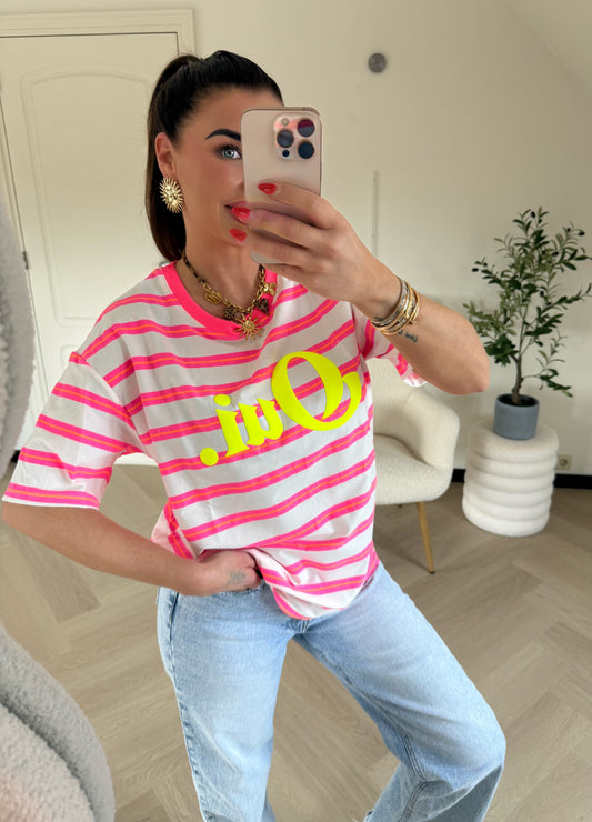 Qui tee roze/geel